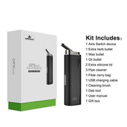 AIRISTECH All in 1 Vapes Black AIRISTECH Switch 3 in 1 Vaporizer for Dry Herb, wax and Concentrates