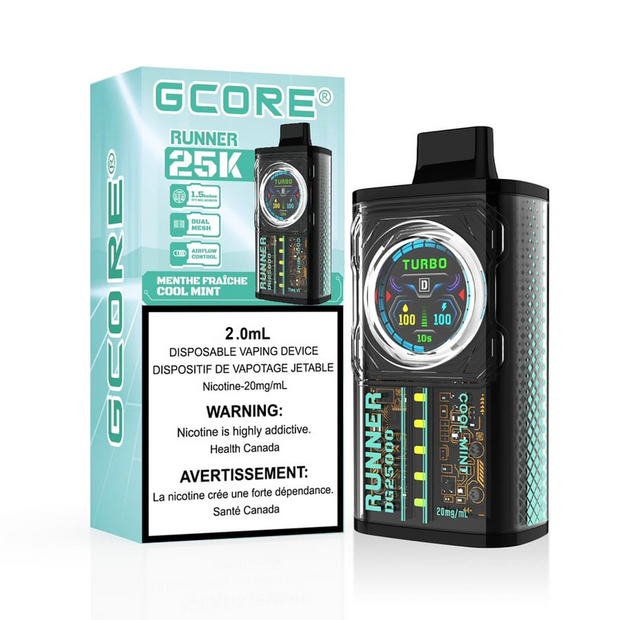 cool Mint  gcore runner - vape shop near me - savory vapes 