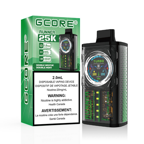 Double mint  gcore runner - vape shop near me - savory vapes 