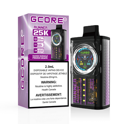 FROZEN-GRAPE gcore runner - vape store near me - savory vapes 