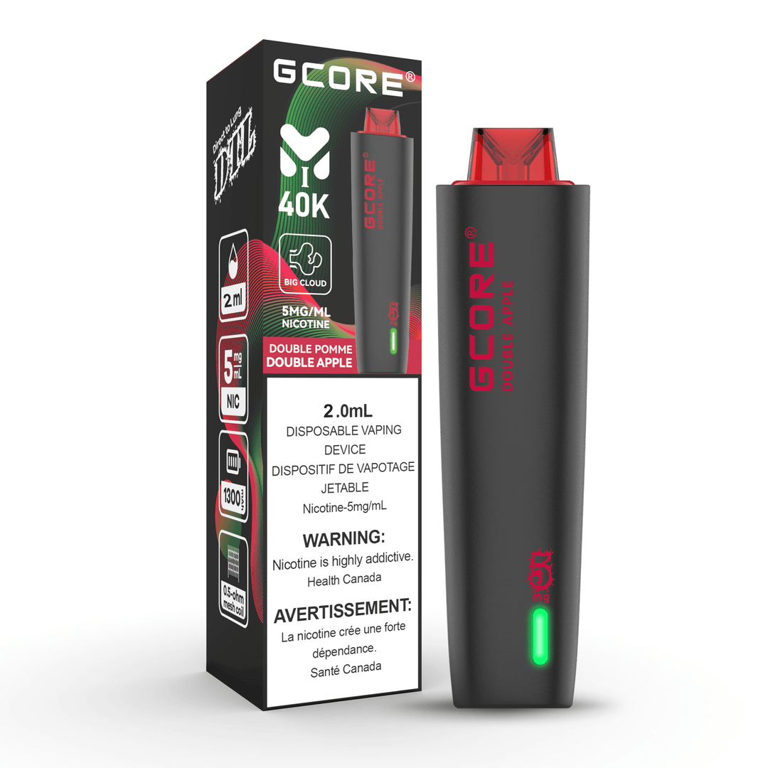 GCORE Hookah Disposable 5mg DTL 40k - Savory Vapes GCORE Hookah Disposable 5mg DTL 40k - Savory Vapes