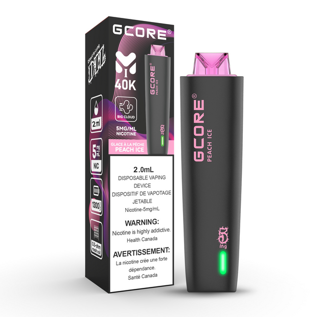 gcore hookah disposable- same day delivery- savory vapes- best vape store vancouver