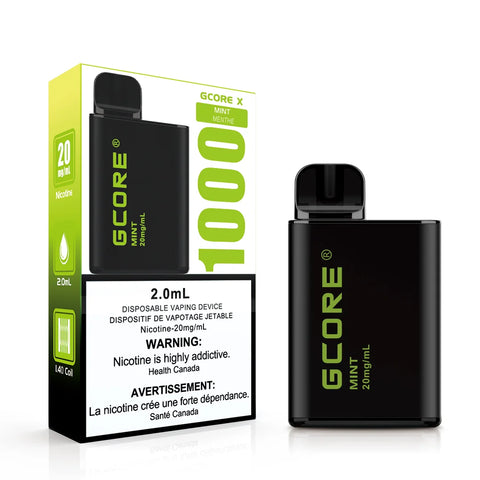 Mint Gcore X vape disposable at vape shop near me 