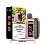 g prime 32k disposable pink twist available at savory vapes vape store 