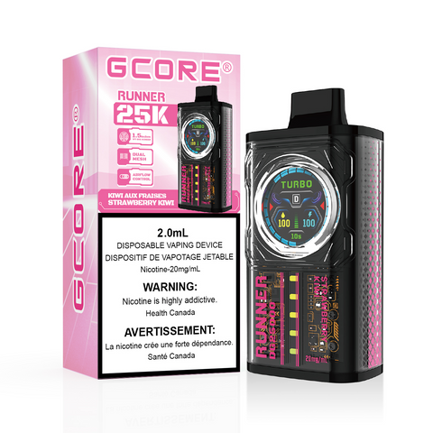 Strawberry kiwi  gcore runner - vape shop near me - savory vapes 