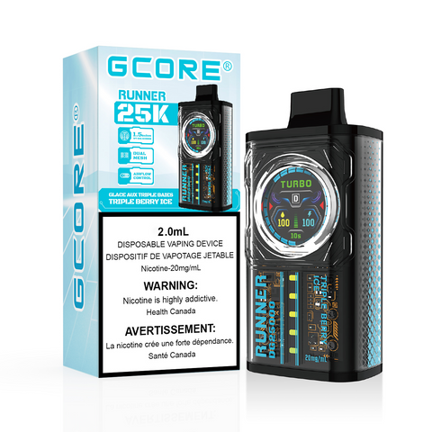 Tripple Berry ice  gcore runner - vape shop near me - savory vapes 