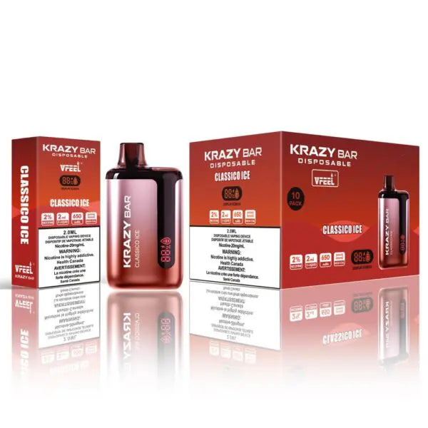 vfeel krazy bar classico ice vape shop vancouver