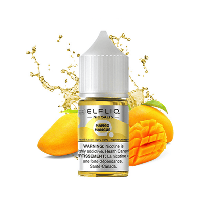 elf bar nic salt mango at vape store burnaby