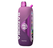 Purple Bazooka Peace Out vape device on a white background
