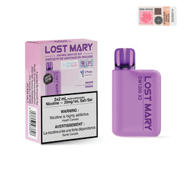 lost mary grape ice  available at savory vapes vape shop 