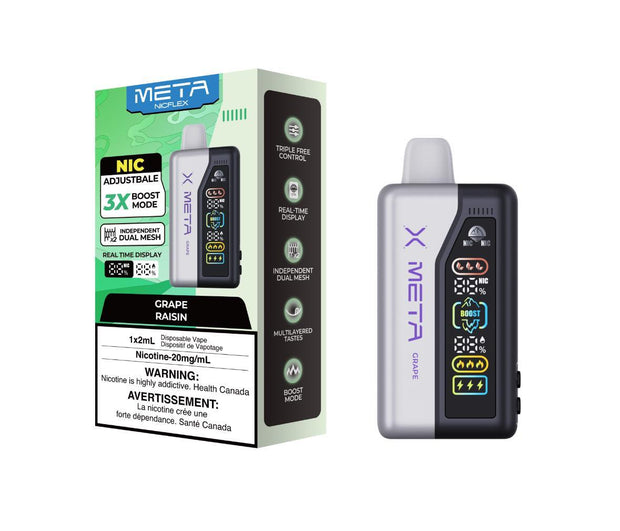 meta nicflex 40k disposable grape at vape shop near me 
