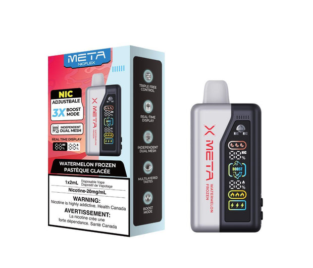 meta nicflex 40k disposable watermelon frozen at vape shop near me 