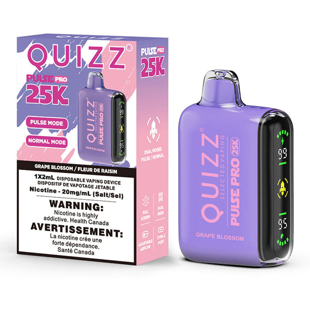 quizz pulse pro - Grape Blossom - same day delivery savory vapes- vape store 