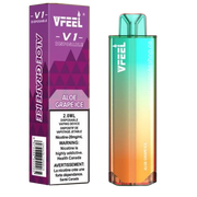 Vfeel V1 dispo aloe grape now at your vape store