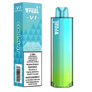 Vfeel V1 dispo cool mint now at your favourite vape shop