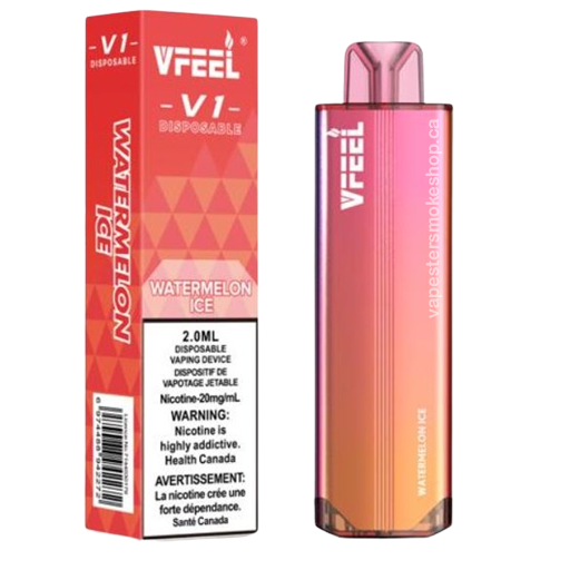 Vfeel V1 dispo watermelon ice now at your vape shop