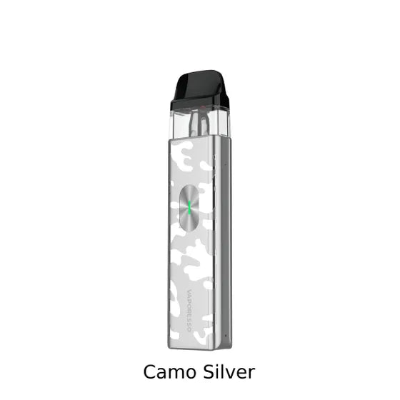 Xros Mini 4 Device in camo silver  at vape store near me ,savory vapes 