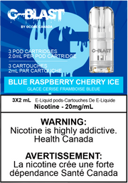 blue raspberry cherry gcore pods  at savory vape shop burnaby