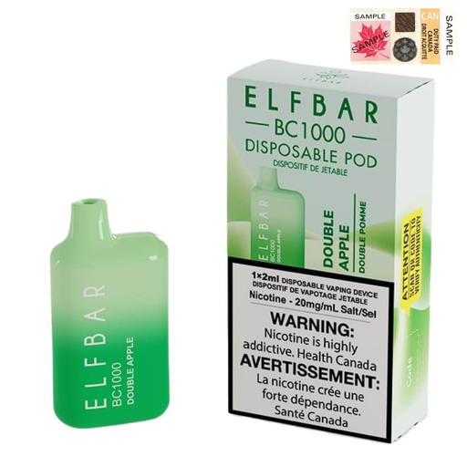 elf bar bc1000 Double Apple  available  at a vape store near me 