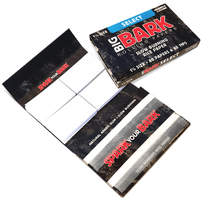 Big Bark Dry Herb Rice Paper Big Bark Rolling Papers and Tips