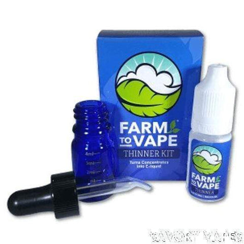 FARM VAPE Herb & Wax Vaporizers Thinner - Non Flavoured Farm to Vape, Vape Concentrate diluting Kits in Various Flavours