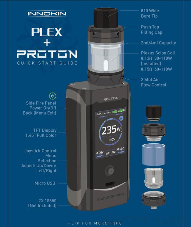 INNOKIN Vape Kit INNOKIN - Proton Starter Kit with Plex Tank