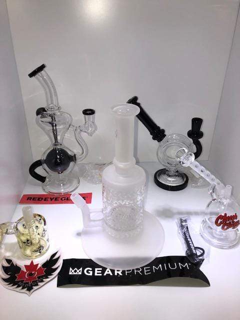 Red Eye Glass Wax & Dry Herb Kit Red Eye Glass & Cheech & Chong Glass Rigs for herb and Concentrates | Available In Store Only