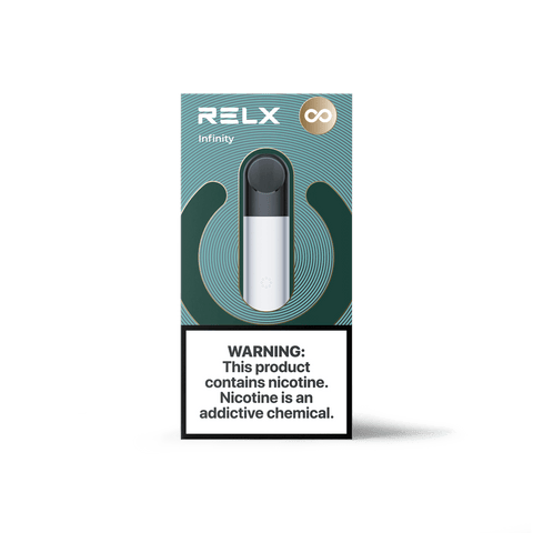 RELX Pre Filled pod kit Silver RELX Infinity Device