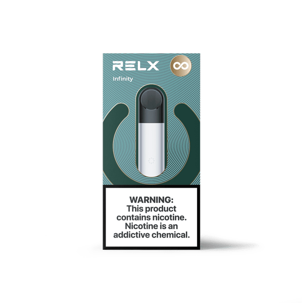 RELX Pre Filled pod kit Silver RELX Infinity Device
