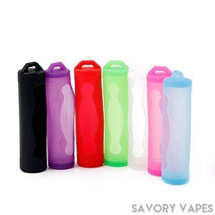 Savory Vapes Battery Cases 18650 Battery Skins in various colors