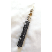 Savory Vapes Wax and Concentrate vapes Black Rhinestone crystal blinged out CBD oil Vape Pen