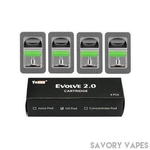 YOCAN Cartridges Oil Ceramic Replacement Pods 4 Pk Yocan Evolve 2.0 replacement pods