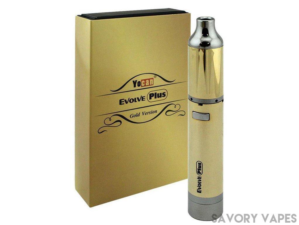 YOCAN - Evolve Plus Wax Vape Pen- GOLD EDITION - Savory Vapes YOCAN - Evolve Plus Wax Vape Pen- GOLD EDITION - Savory Vapes