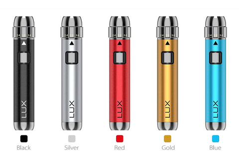 yocan lux oil vape pens in various colors